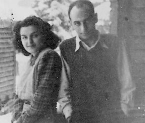 Nelli şi Dinu Pillat la Predeal, în 1944. Foto: Arhiva familiei Pillat